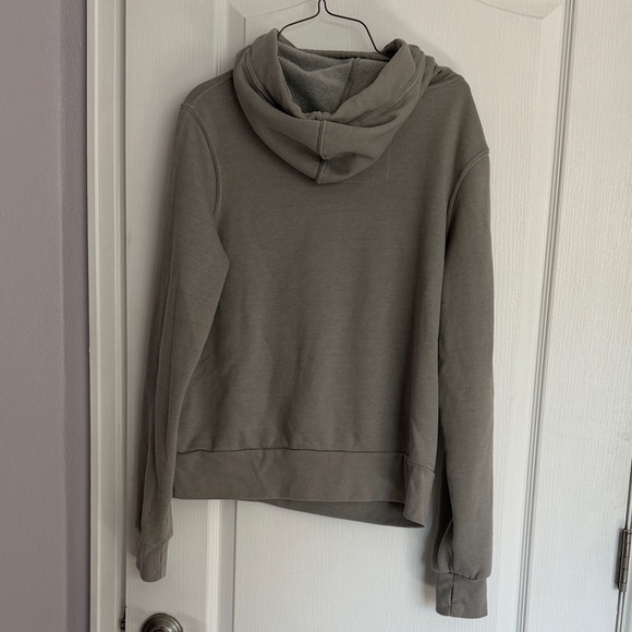 Aviator Nation Gray Hoodie with Small Multicolor Logo - Picture 2 of 4